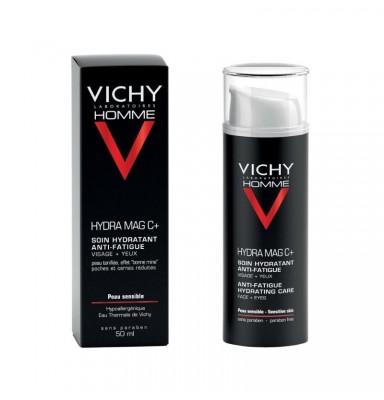 VICHY HOMME HYDRA MAG C+ HIDRATANTE ANTI-FATIGA ROSTRO Y OJOS 50ML