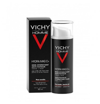 VICHY HOMME HYDRA MAG C+ HIDRATANTE ANTI-FATIGA ROSTRO Y OJOS 50ML