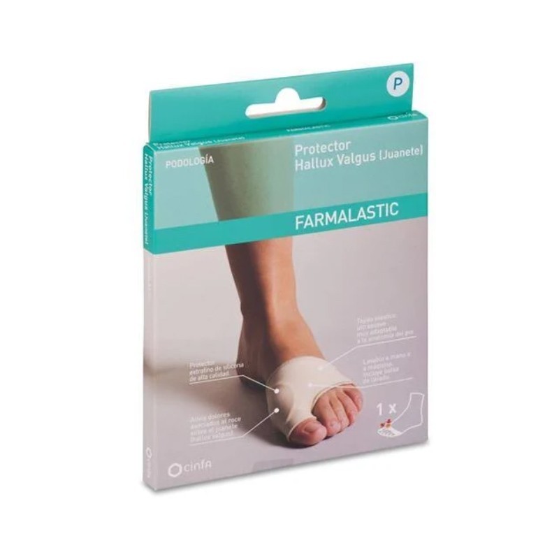 FARMALASTIC PROTECTOR HALLUX VALGUS JUANETE TALLA PEQUEÑA