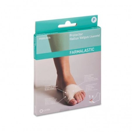  FARMALASTIC PROTECTOR HALLUX VALGUS JUANETE TALLA PEQUEÑA 