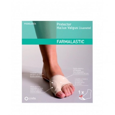  FARMALASTIC PROTECTOR HALLUX VALGUS JUANETE TALLA MEDIANA 