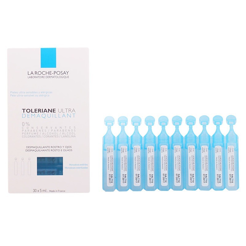 LA ROCHE POSAY TOLERIANE DÉMAQUILLANT YEUX SENSIBLES 30 X 5 ML