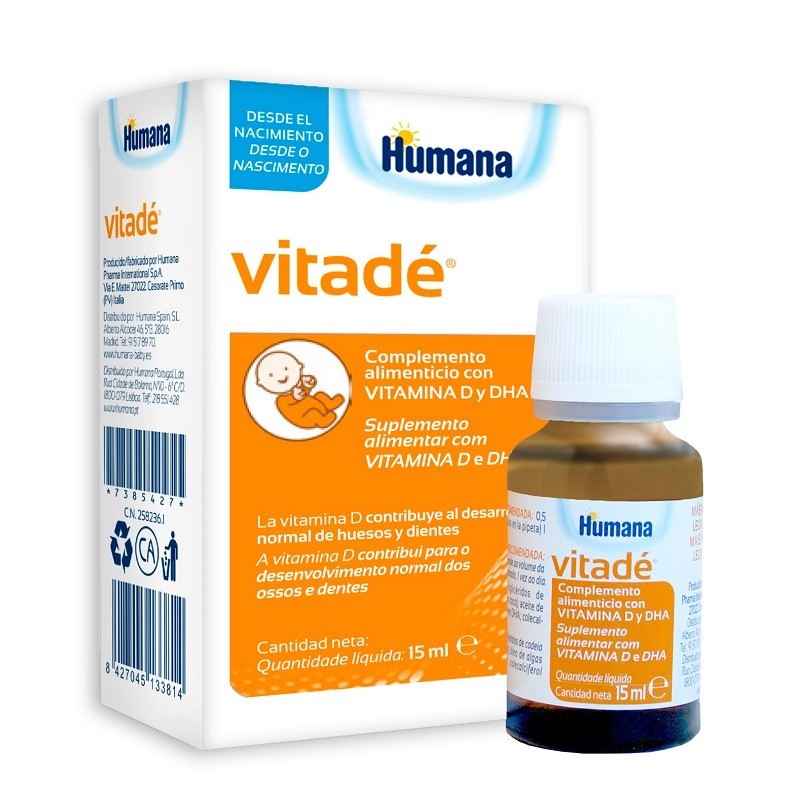 VITADÉ VITAMINA D Y DHA 15ML