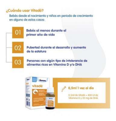 VITADÉ VITAMINA D Y DHA 15ML