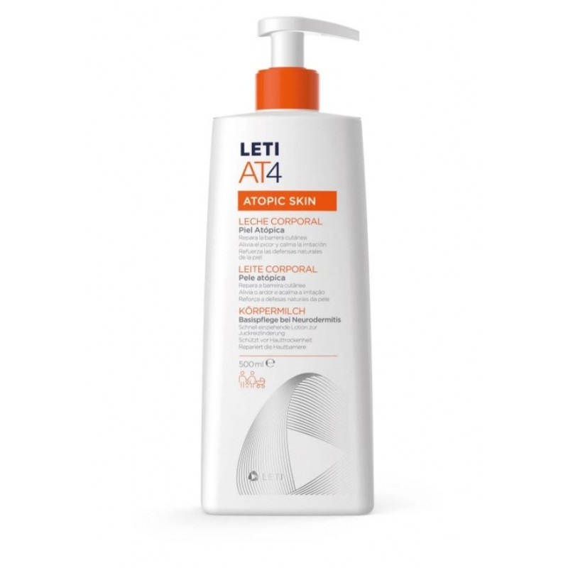 LETI AT4 LECHE CORPORAL PIEL ATÓPICA 500ML