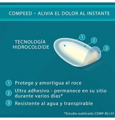 COMPEED AMPOLLAS MEDIANAS 5 APÓSITOS