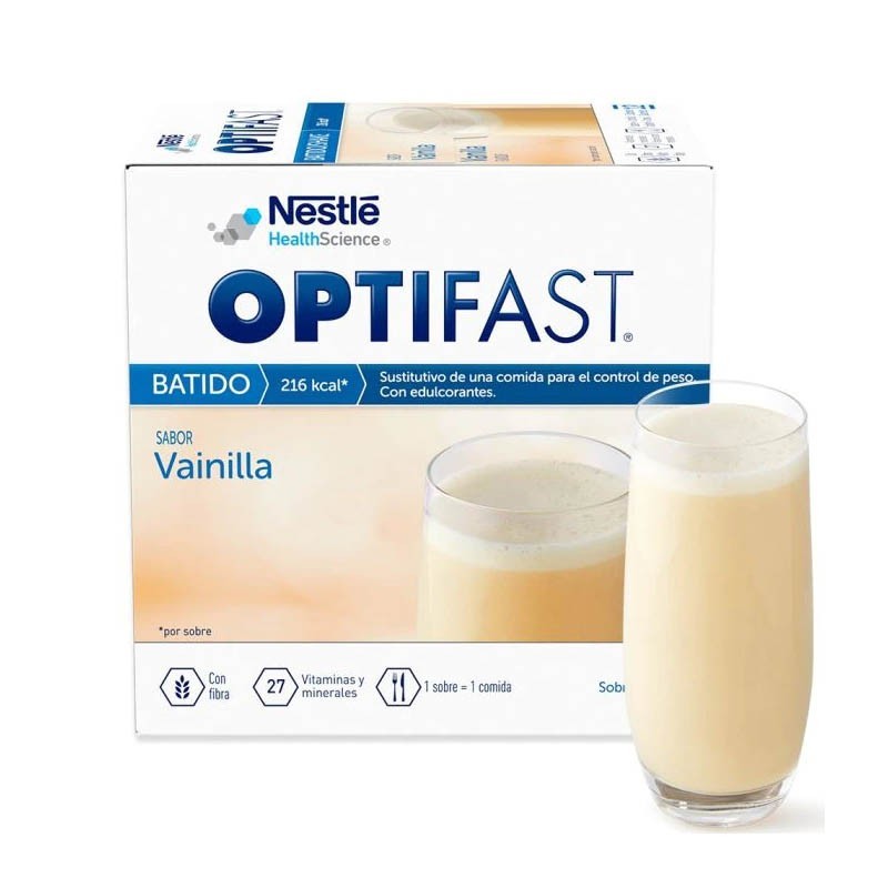 OPTIFAST BATIDO VAINILLA 12 SOBRES DE NESTLÉ