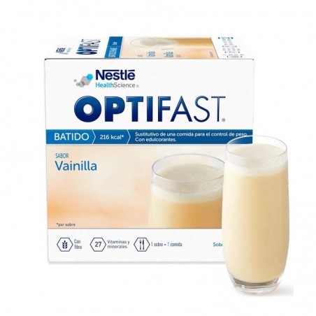  OPTIFAST BATIDO VAINILLA 12 SOBRES DE NESTLÉ 