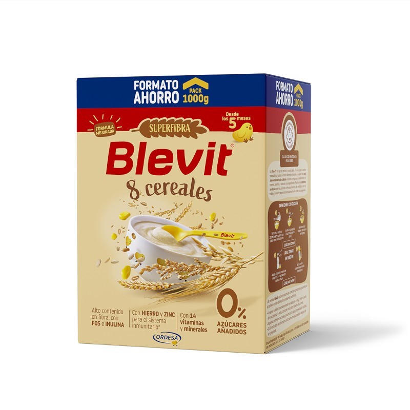 BLEVIT SUPER FIBRA 8 CEREALES 1000G