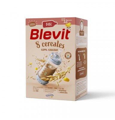 BLEVIT BIBE 8 CEREALES Y CACAO 500G