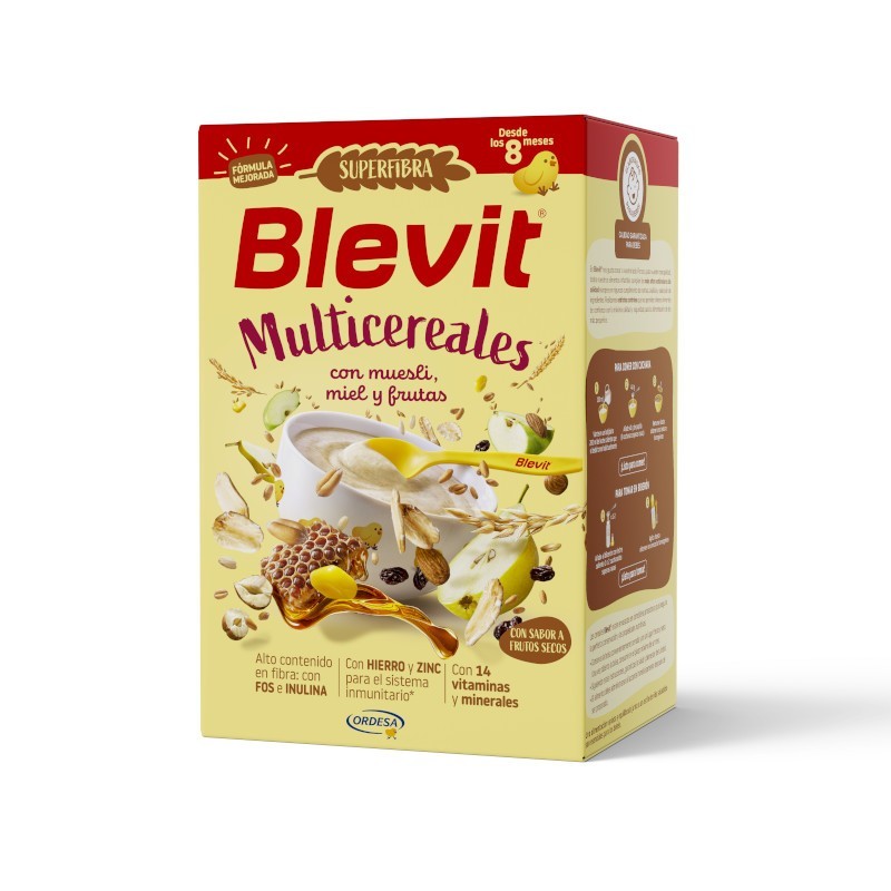 BLEVIT SUPER FIBRA MULTICEREALES MUESLI 500G