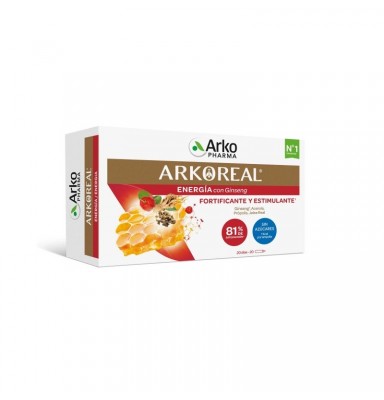 ARKOREAL JALEA REAL ENERGÍA CON GINSENG SIN AZÚCAR 500MG