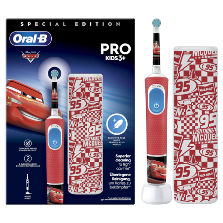  ORAL-B CEPILLO RECARGABLE VITALITY PRO KIDS BOX CARS + ESTUCHE 