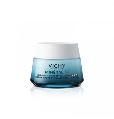 VICHY MINÉRAL 89 CREMA POTENCIADORA HIDRATANTE 72H RICA 50ML