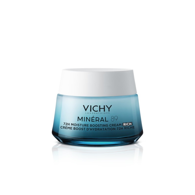 VICHY MINÉRAL 89 CREMA POTENCIADORA HIDRATANTE 72H RICA 50ML