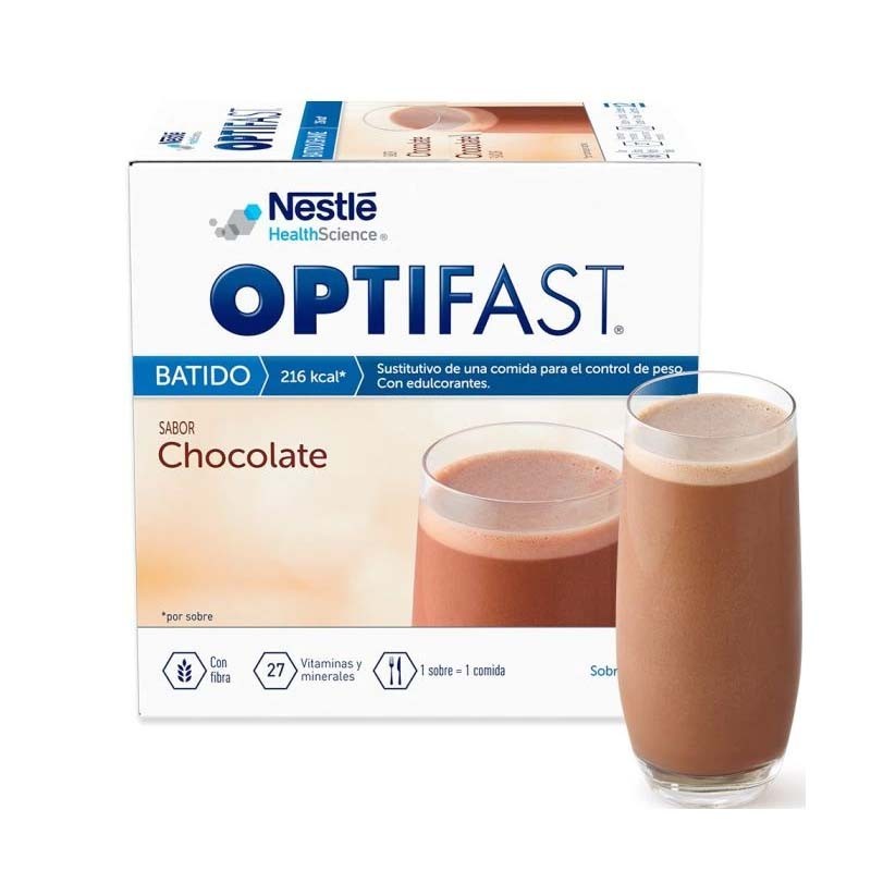 OPTIFAST BATIDO CHOCOLATE 12 SOBRES DE NESTLÉ