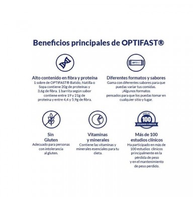 OPTIFAST BATIDO CHOCOLATE 12 SOBRES DE NESTLÉ