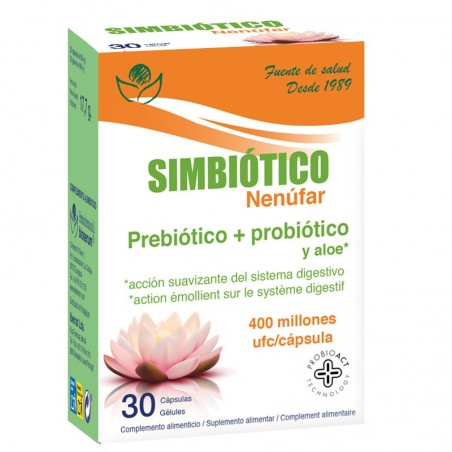  BIOSERUM SIMBIÓTICO NENÚFAR PREBIÓTICO+PROBIÓTICO 30 CÁPSULAS 