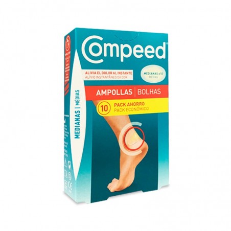  COMPEED AMPOLLAS MEDIANAS PACK AHORRO 10 APÓSITOS 