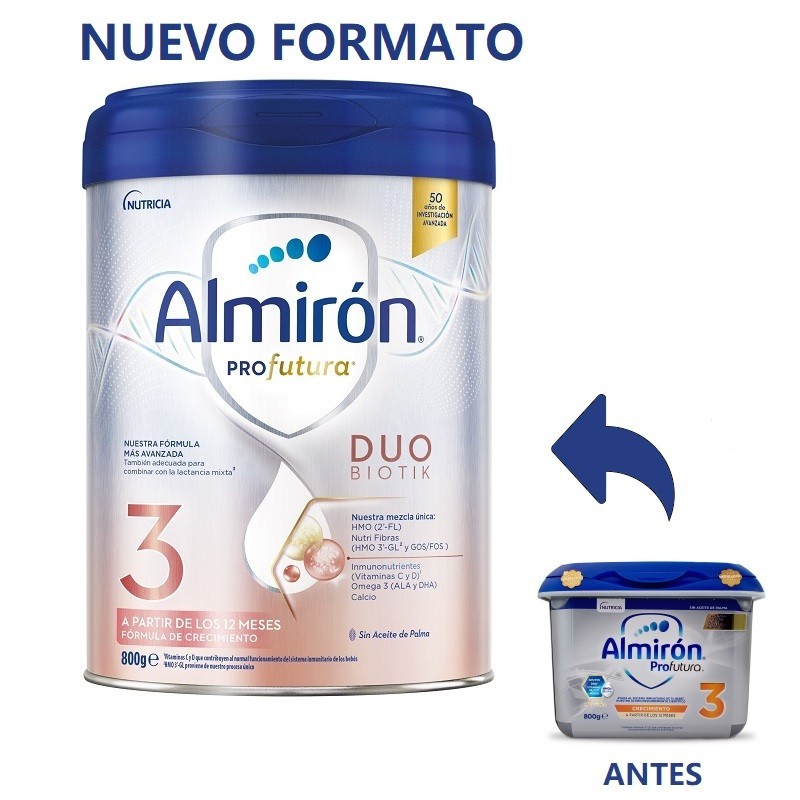 ALMIRÓN PROFUTURA 3 LECHE DE CRECIMIENTO DUOBIOTIK 800GR