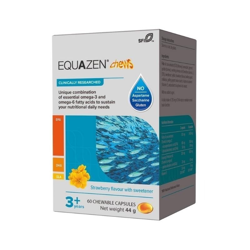 VITAE EQUAZEN CHEWS 60 CÁPSULAS MASTICABLES SABOR FRESA