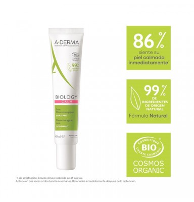 A-DERMA BIOLOGY CALM CUIDADO DERMATOLÓGICO CALMANTE 40ML