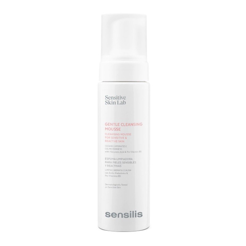 SENSILIS ESPUMA LIMPIADORA GENTLE CLEANSING MOUSSE PIEL SENSIBLE Y REACTIVA 200ML