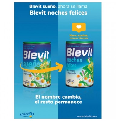 BLEVIT INFUSIÓN INSTANTÁNEA SUEÑO "NOCHES FELICES" 150G