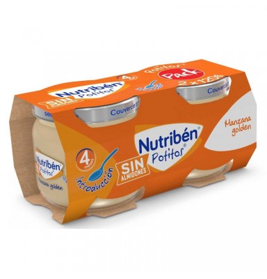 NUTRIBEN POTITO INTRODUCCIÓN MANZANA GOLDEN 2X120G