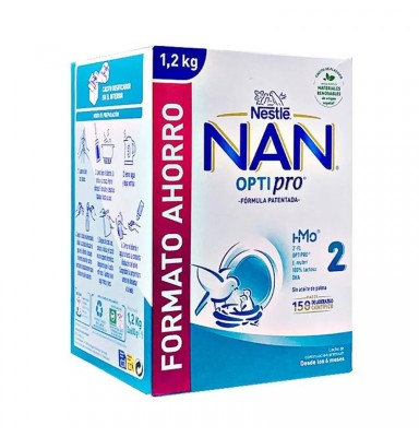 NAN OPTIPRO 2 LECHE DE CONTINUACIÓN 1200GR FORMATO AHORRO