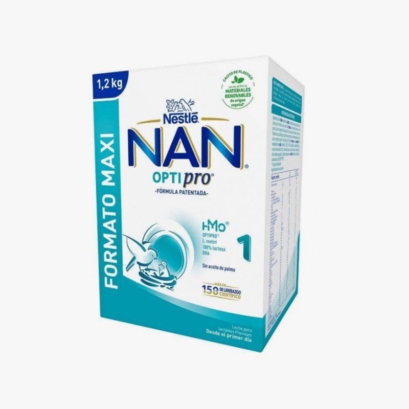 NAN OPTIPRO 1 LECHE DE INICIO PARA LACTANTES 1200GR FORMATO MAXI