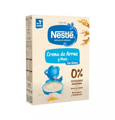 NESTLÉ PAPILLA SIN GLUTEN CREMA DE ARROZ Y MAÍZ 240G