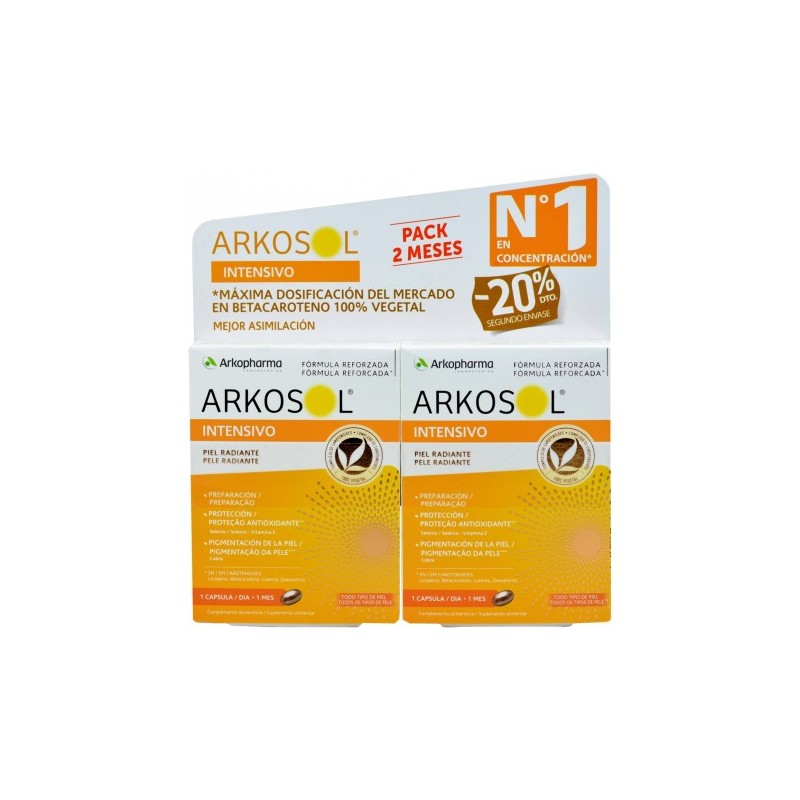 ARKOSOL INTENSIVO 2X30 PERLAS