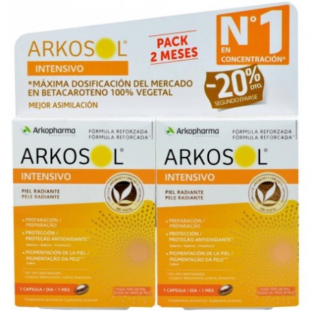  ARKOSOL INTENSIVO 2X30 PERLAS 