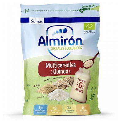 ALMIRÓN CEREALES ECOLÓGICOS MULTICEREALES CON QUINOA 200G