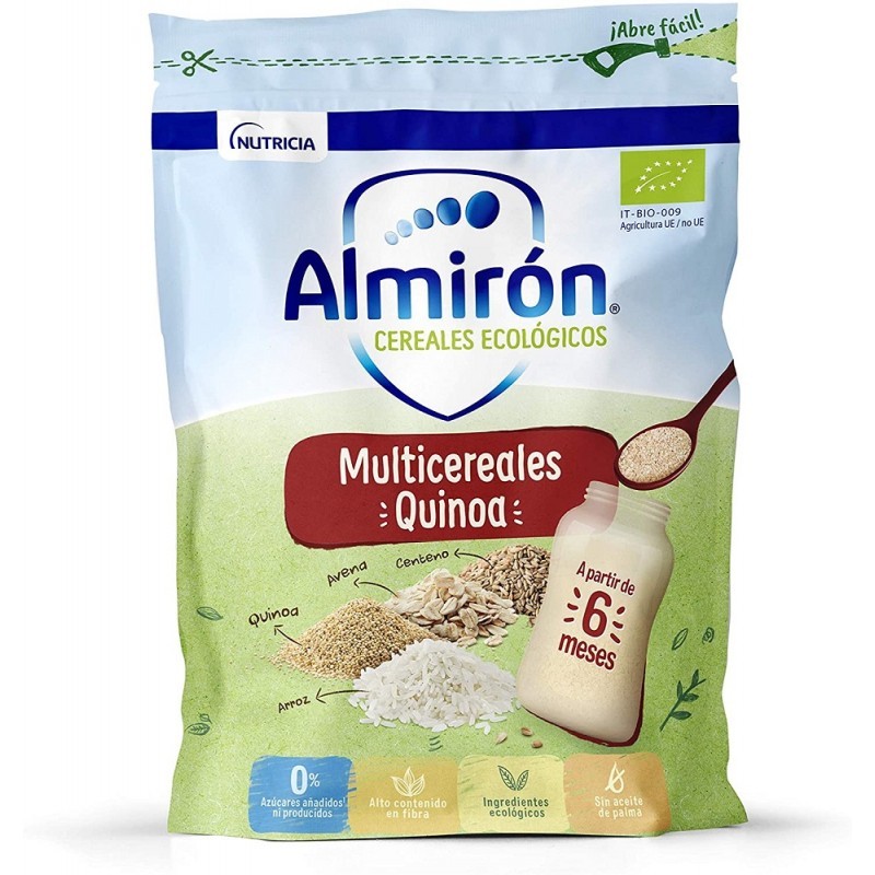 ALMIRÓN CEREALES ECOLÓGICOS MULTICEREALES CON QUINOA 200G