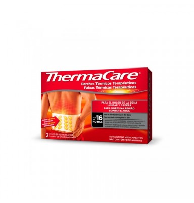 THERMACARE PARCHES DE CALOR PARA DOLOR ZONA LUMBAR Y CADERA 2UDS