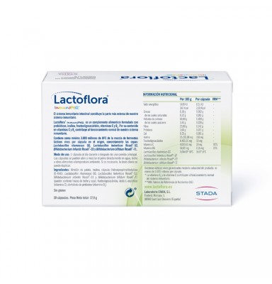 LACTOFLORA PROBIÓTICOS INMUNOPEQ 30 CÁPSULAS