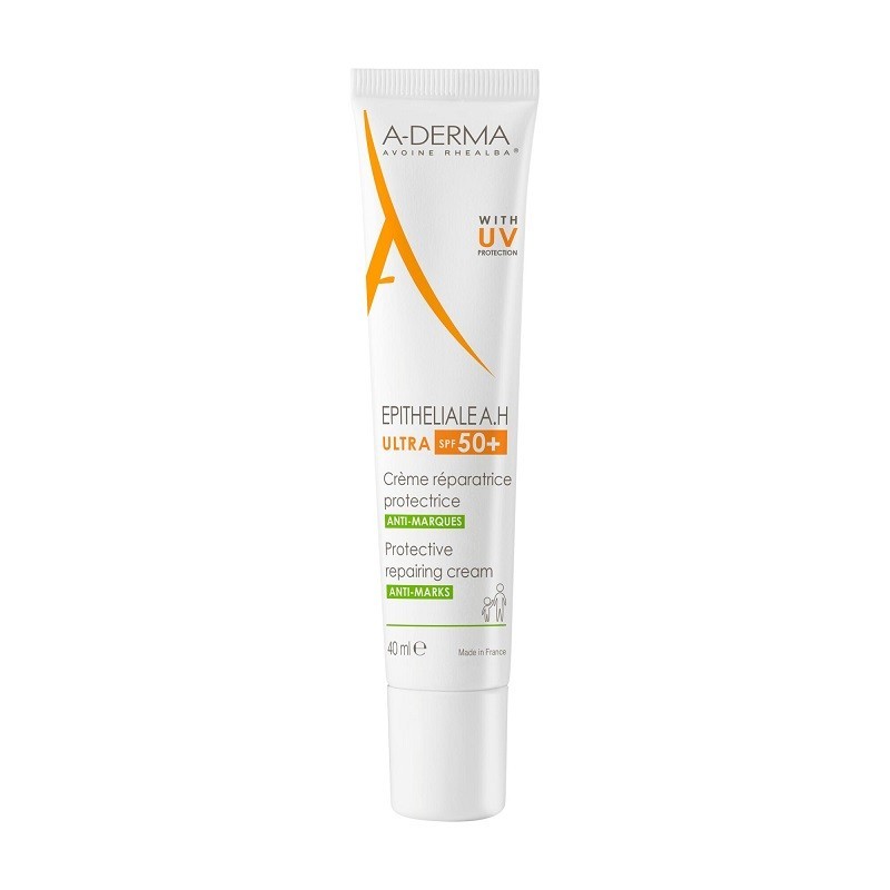 A-DERMA EPITHELIALE AH ULTRA CREMA REPARADORA PROTECTORA SPF 50+ (40ML)