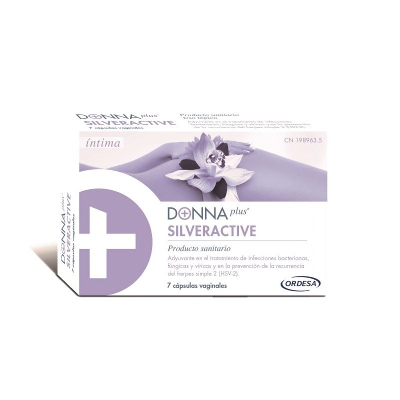 DONNA PLUS SILVERACTIVE 7 CÁPSULAS VAGINALES