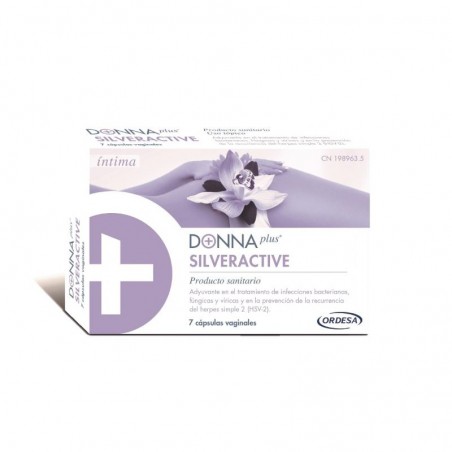  DONNA PLUS SILVERACTIVE 7 CÁPSULAS VAGINALES 