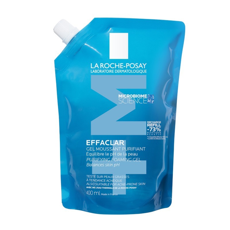 EFFACLAR GEL PURIFICANTE +M ECORECARGA 400ML - LA ROCHE POSAY