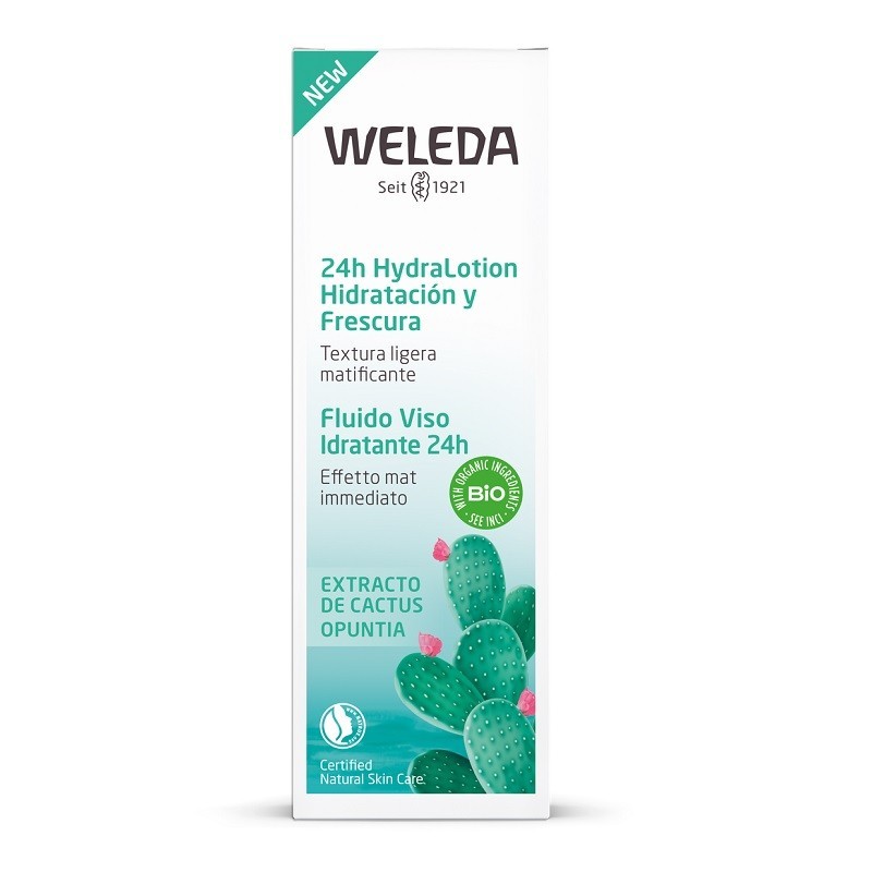 WELEDA HYDRALOTION HIDRATACIÓN Y FRESCURA EXTRACTO DE CACTUS BIO 30ML