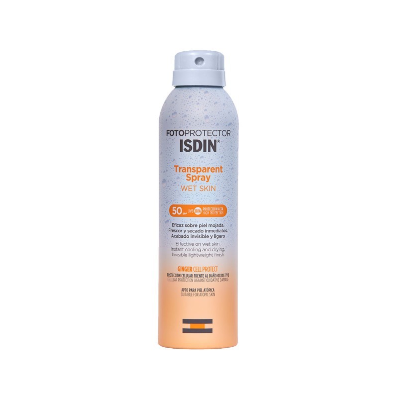 ISDIN FOTOPROTECTOR TRANSPARENT SPRAY WET SKIN SPF 50+ 250ML