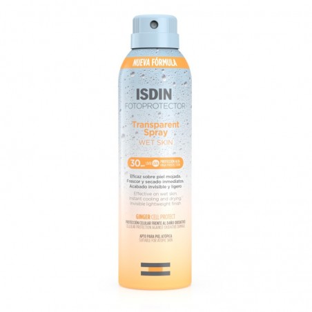  ISDIN FOTOPROTECTOR TRANSPARENT SPRAY WET SKIN SPF 30 250ML 