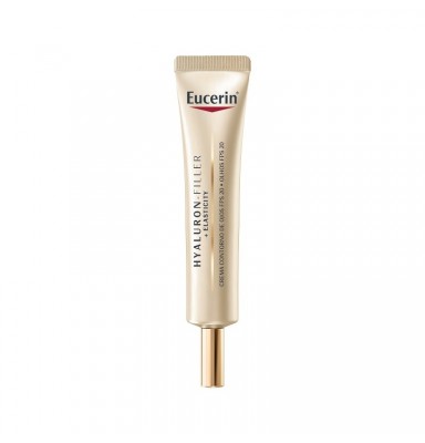 EUCERIN HYALURON FILLER +ELASTICITY CONTORNO DE OJOS FPS 20 (15ML)