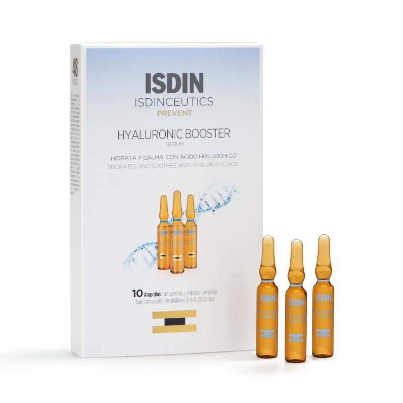 ISDINCEUTICS HYALURONIC BOOSTER SÉRUM HIDRATANTE Y CALMANTE 10 AMPOLLAS