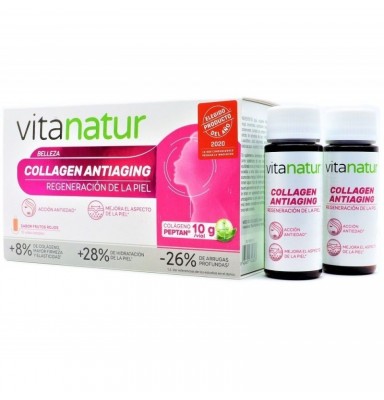 VITANATUR COLLAGEN ANTIAGING 10 VIALES SABOR FRUTOS ROJOS