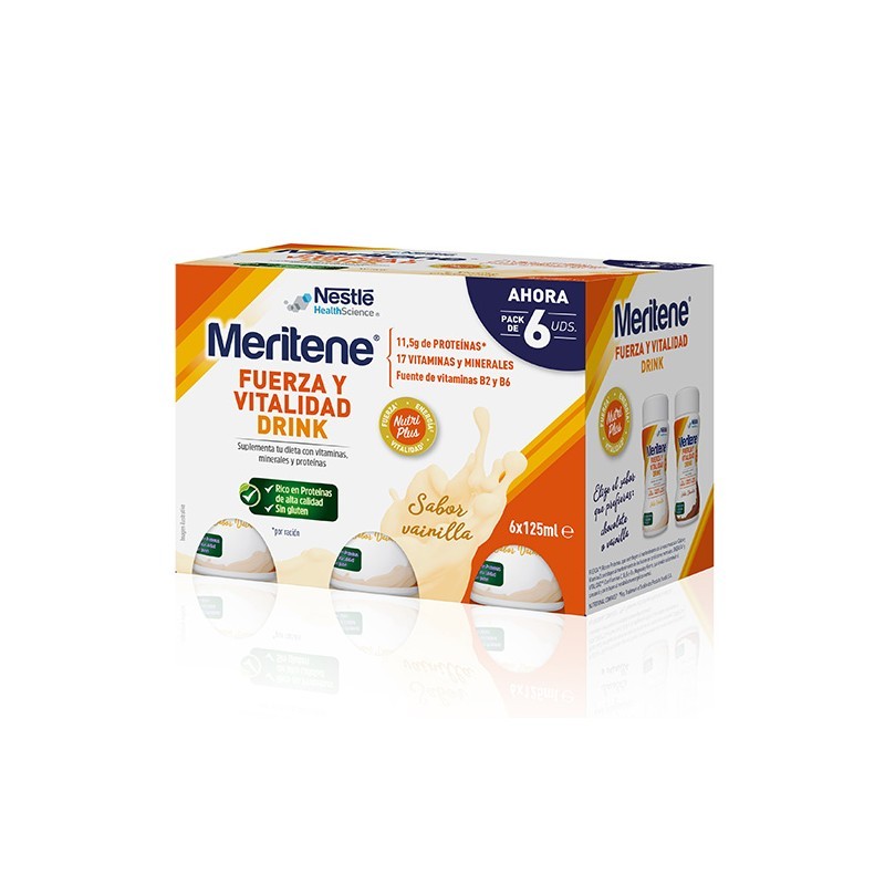 MERITENE DRINK VAINILLA 6X125ML