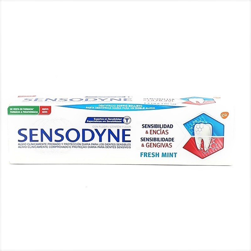 SENSODYNE SENSIBILIDAD Y ENCÍAS FRESH MINT 75ML